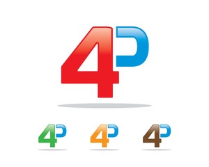 4 P Letter Logo Vol. 2