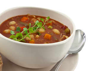 Soup bowl intimate view