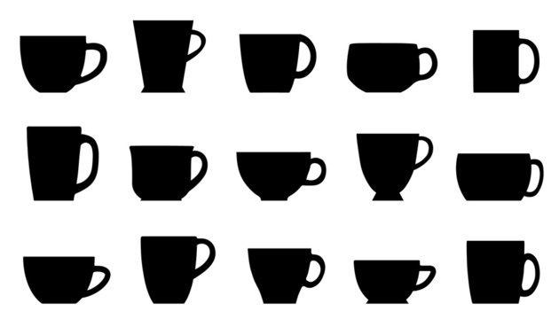 cups silhouettes