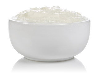 Obraz na płótnie Canvas Bowl of yogurt