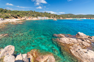 Detail of the Spanish coast (Costa Brava,Fosca)