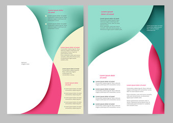 Abstract brochure template