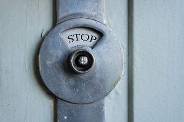 Stop Schild Tür