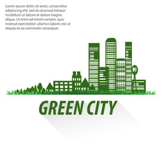 design elements for infographics about city and village