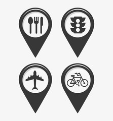 gps icons