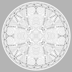 coloring book page for adults - zendala