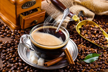 Black coffee
