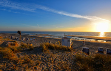 Strand Sylt Urlaub Sonnenuntergang