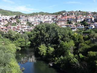 Fototapeta na wymiar Bulgarian City Veliko Tarnovo View