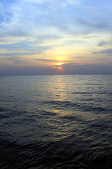 Fototapeta premium sea sunset