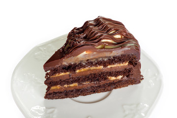 Banana Caramel Choc Cake