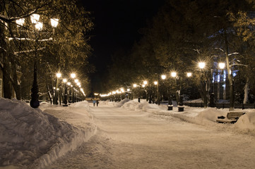 Night avenues