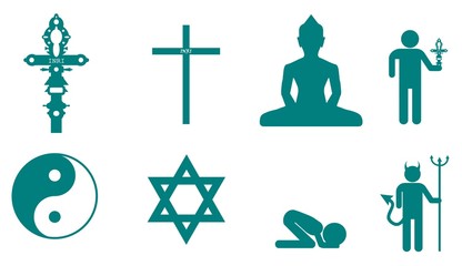 Religions et croyances en 8 icônes