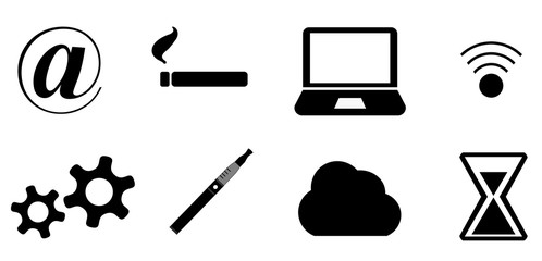 Symboles en 8 icônes