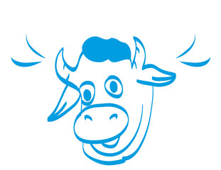 Logo of a dairy cow