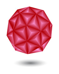 geometric red
