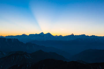 Twilight on Cattle Back Mountain