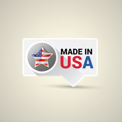 Made in USA Icon - Vector