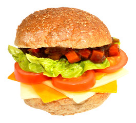 Cheese And Tomato Sandwich Roll