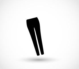 Trousers for women icon vector