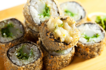 Japanese Cuisine - Deep-fried Sushi Roll