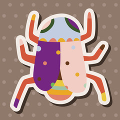 bug cartoon elements vector,eps
