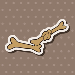 pet bone theme element vector,eps10
