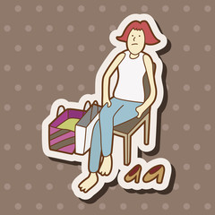 shopper theme elemets vector,eps