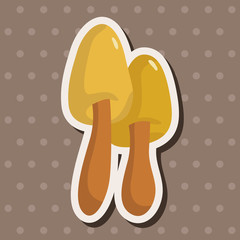 mushroom cartoon theme elements vector,eps