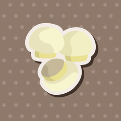 mushroom cartoon theme elements vector,eps