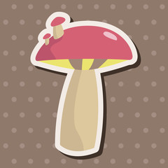 mushroom cartoon theme elements vector,eps