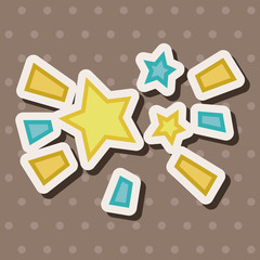Space star theme elements vector,eps