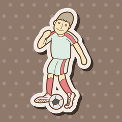 Obraz premium football exercise theme elements vector,eps