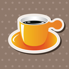 coffee theme elements vector,eps