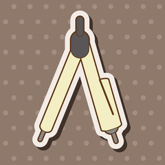 stationary compass theme elements vector,eps