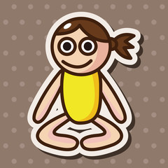 yoga theme elements