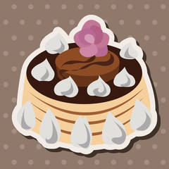 decorating cake theme elements