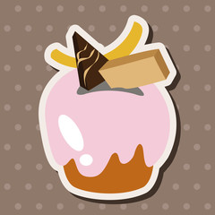 decorating cake theme elements