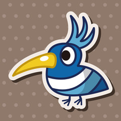 bird cartoon theme elements