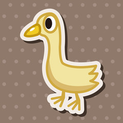 bird cartoon theme elements