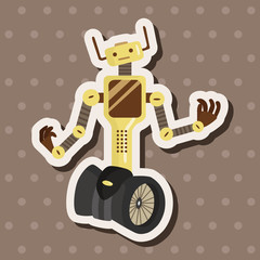 robot theme elements vector,eps