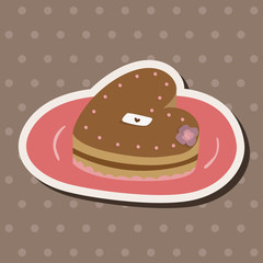 decorating cake theme elements vector,eps10