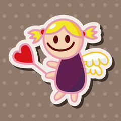 angel theme elements vector,eps