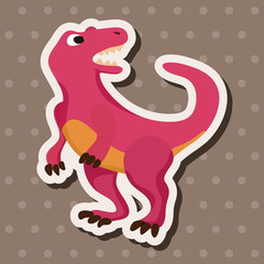 dinosaur cartoon theme elements vector,eps