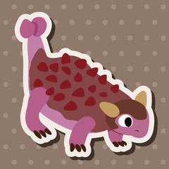 dinosaur cartoon theme elements vector,eps