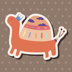 animal turtle theme elements vector,eps