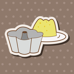 kitchenware baking module theme elements vector,eps