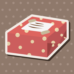 gift theme flat icon elements background,eps10
