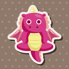 dragon theme elements vector,eps