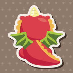 dragon theme elements vector,eps